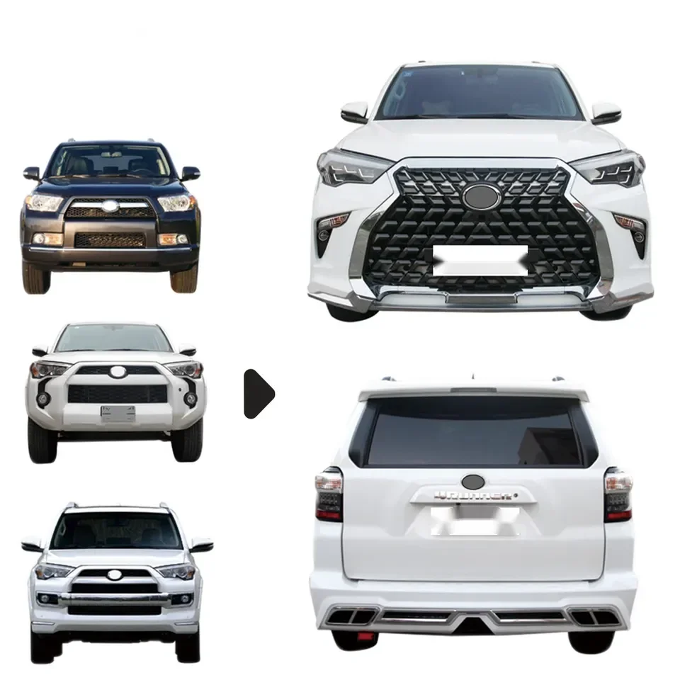 High quality upgrade front rear bumper headlight taillight body kit bodykit for toyota 4runner 2012 2014 2020