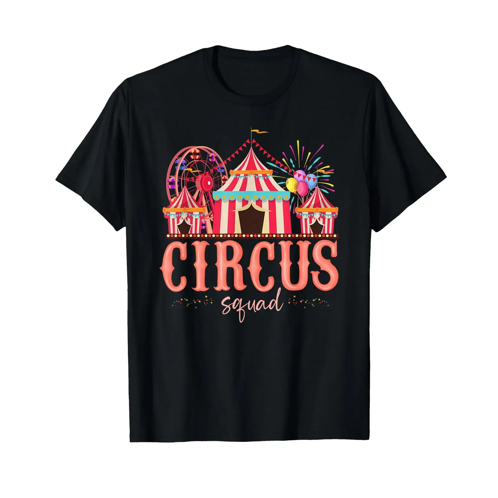 Carnival Staff Circus Matching Squad Birthday Happy Holiday T Shirt vintage Washed Casual Stylish Top For Everyday Wear Unisex