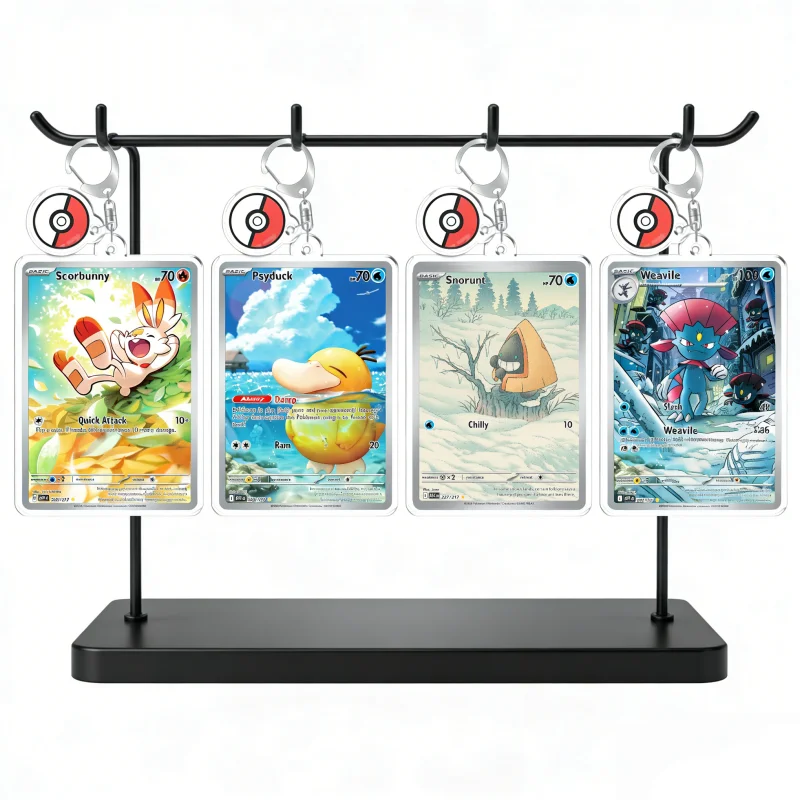 Porte-clés pour Pokémon Erika Beautifly Budew Ascended Heroes, cadeau pour fans de jeux d'anime, pendentif de sac à dos en acrylique recyclé, décoration rare