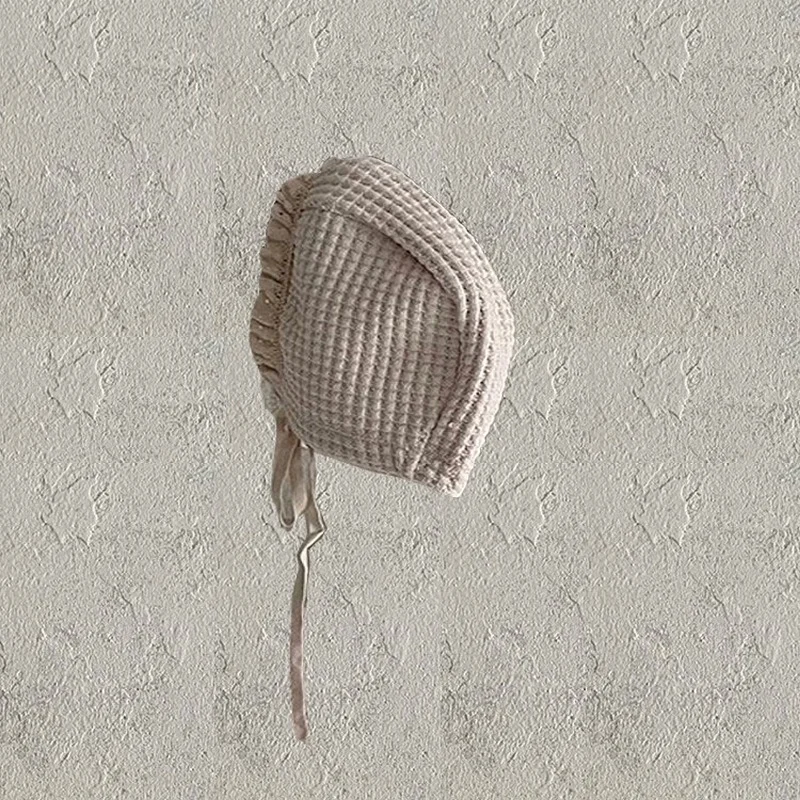 1214A الطفل الهراء Hap 1213B عناصر مطابقة قبعة الكورية الربيع الوليد الطفل قبعة طفل رضيع الملحقات #2