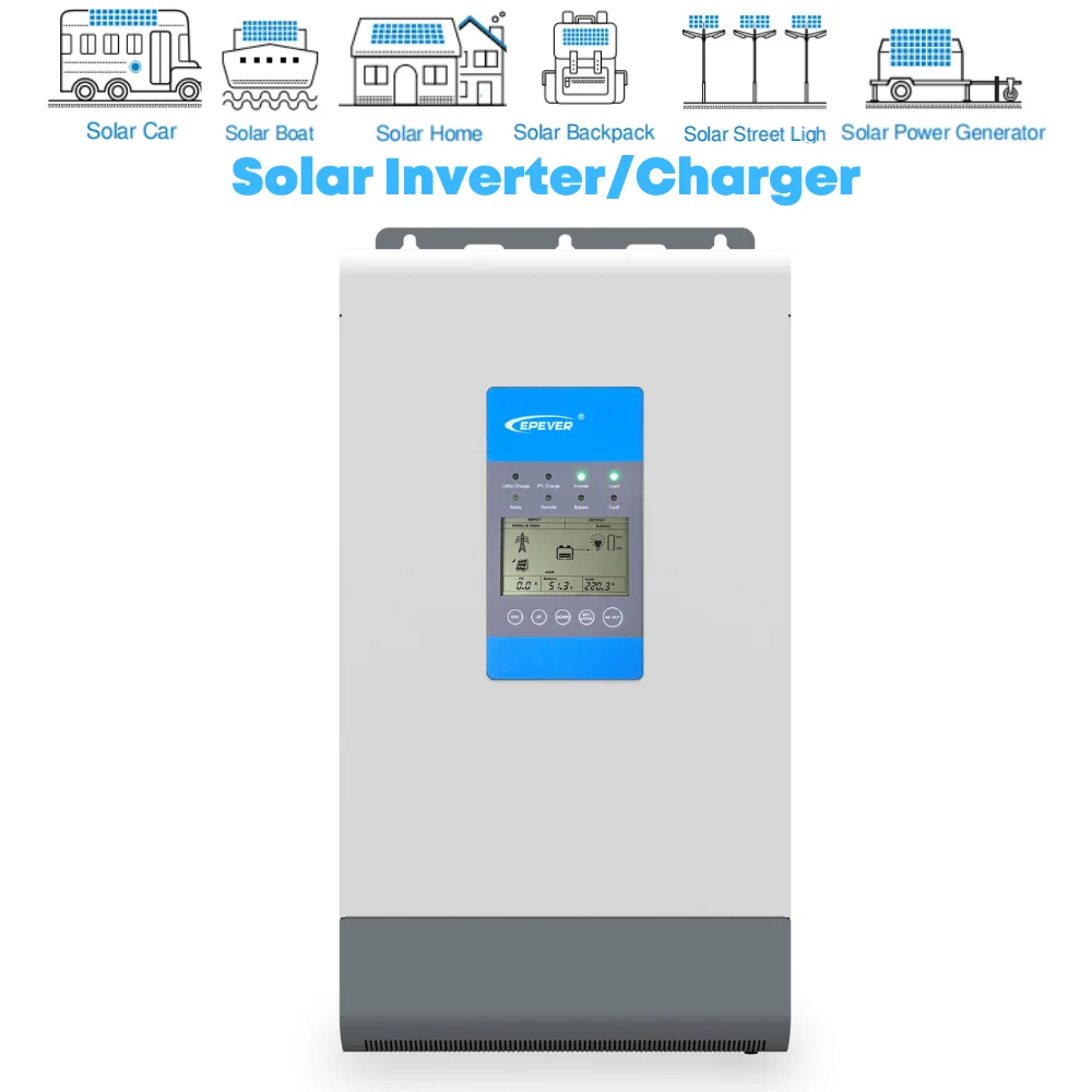 Solar charge controller with maximum tracking rate made in China Inverter and charger can work simultaneously