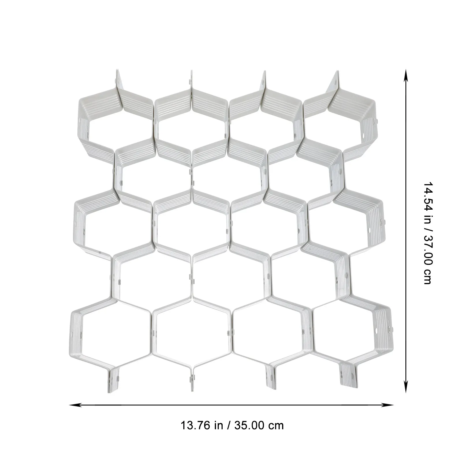 1Set Plastic Sub-Grid Drawer Organizer Divider DIY Honeycomb Grid Storage Box for Socks Makeup Cosmetics Sundries
