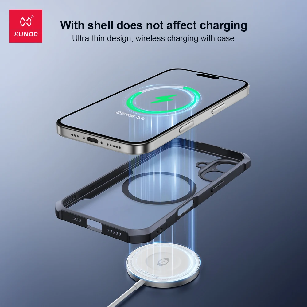 Xundd Etui z magnetycznym uchwytem do Samsung Galaxy Z Fold 7, ochrona zawiasu, wbudowany ochraniacz ekranu do 폴드 7 케이 — zdjęcie produktu 6