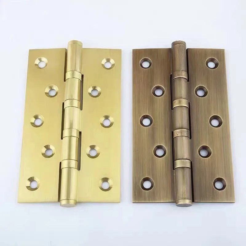 

5/6 Inch Durable Solid Brass Heavy Door Hinge Door Fittings Heavy Duty Hinge for Door Ordinary Square Hinge