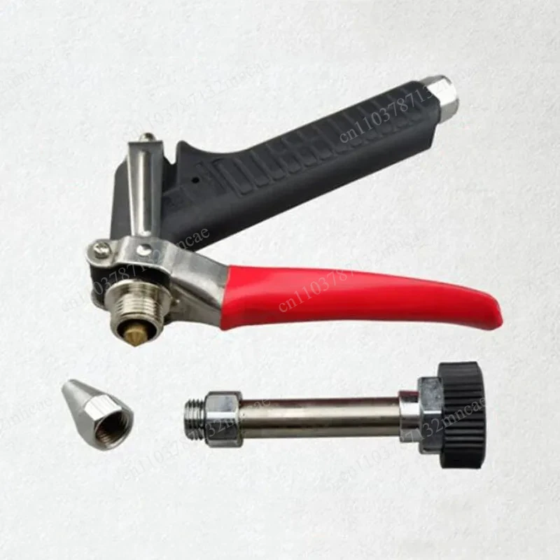 CNC Machine Wash Gun Set Oil-Proof Coolant Spray Gun, Extended Nozzle, High Pressure Metal Pump Cleaning Gun