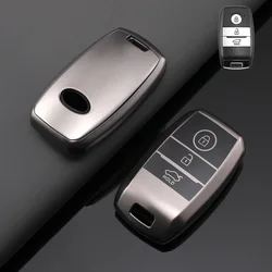 Car Key Case Cover Keychain for Kia Picanto Sportage 2017 2020 RIO 3 Cerato 4 Soul K5 Ceed Optima Seltos Sorento Accessories