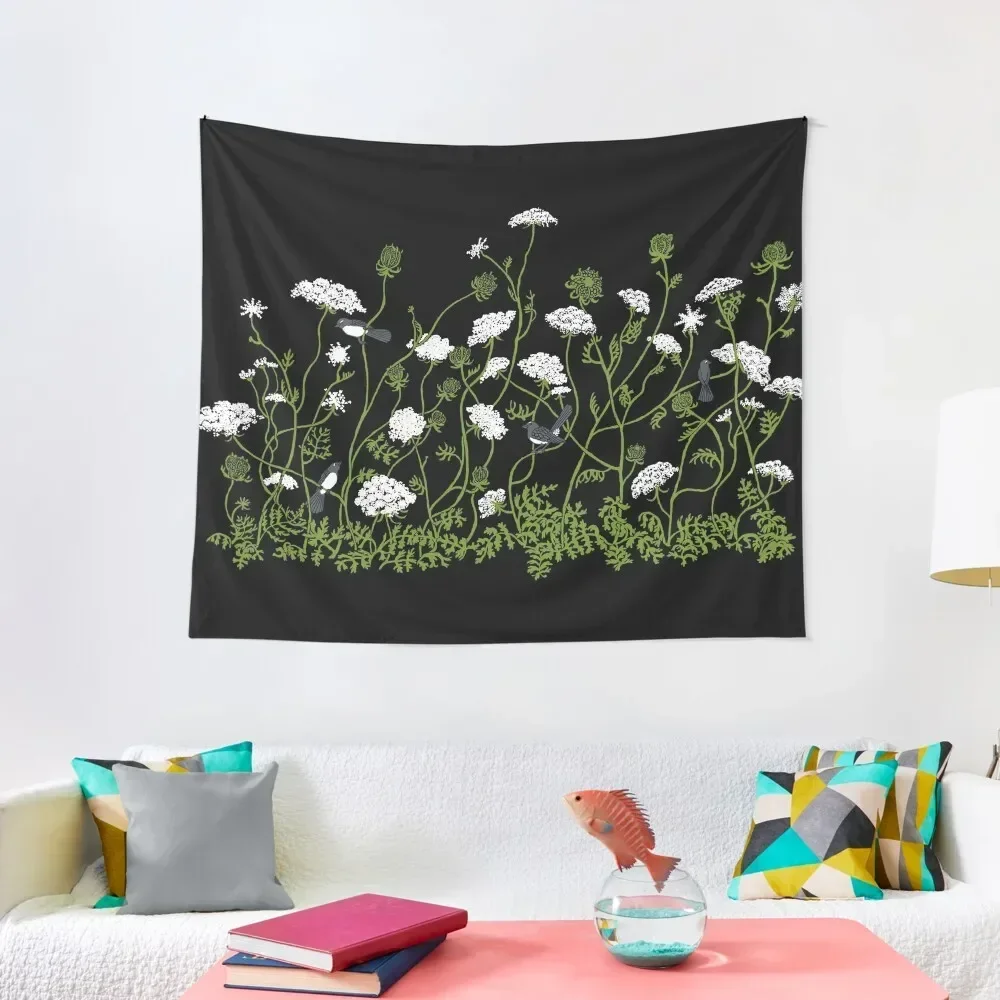 

Queen Anne Lace Tapestry Wall Decor Hanging Bed Room Decoration Carpet Wall Tapete For The Wall Tapestry