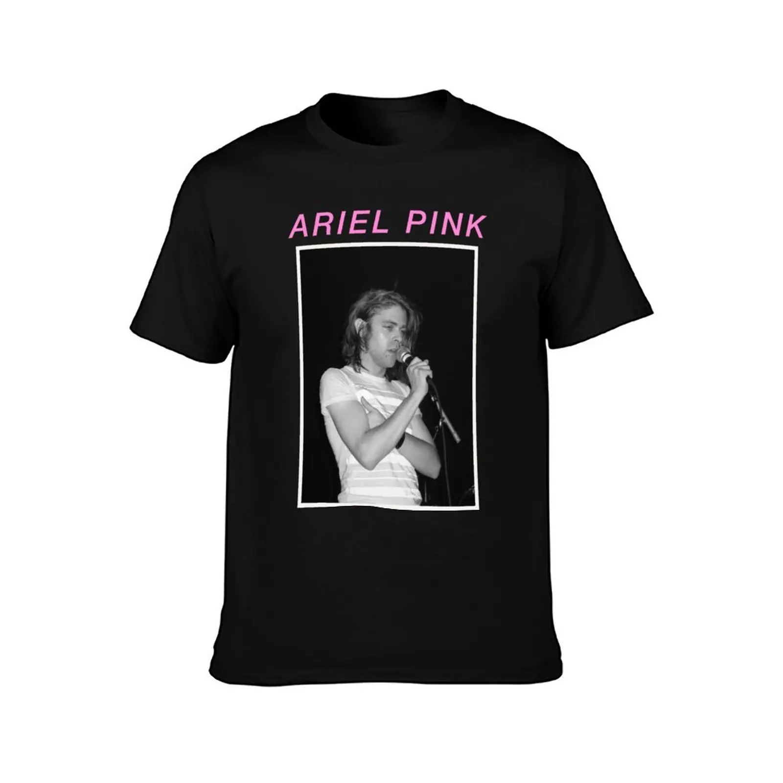 ARIEL PINK T-Shirt Summer Casual Cotton Tee Oversized Streetwear Tops Vintage Graphic Print Loose Fit Short Sleeve