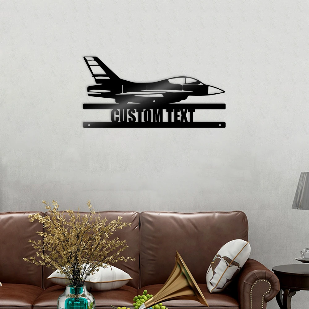 

1PC Fashion airliner Diy Name You Need Metal artwork Iron Plaque Metal Wall Signs For Living Room