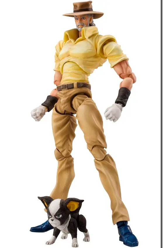 Original Medicos old Joseph Joestar Iggy model  bizarre adventure action figure toy