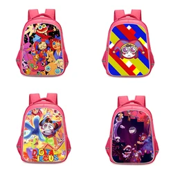 Child The Amazings Digitals Backpacks Girls Student Birthday Gift School Bags Camping Durable Rucksack