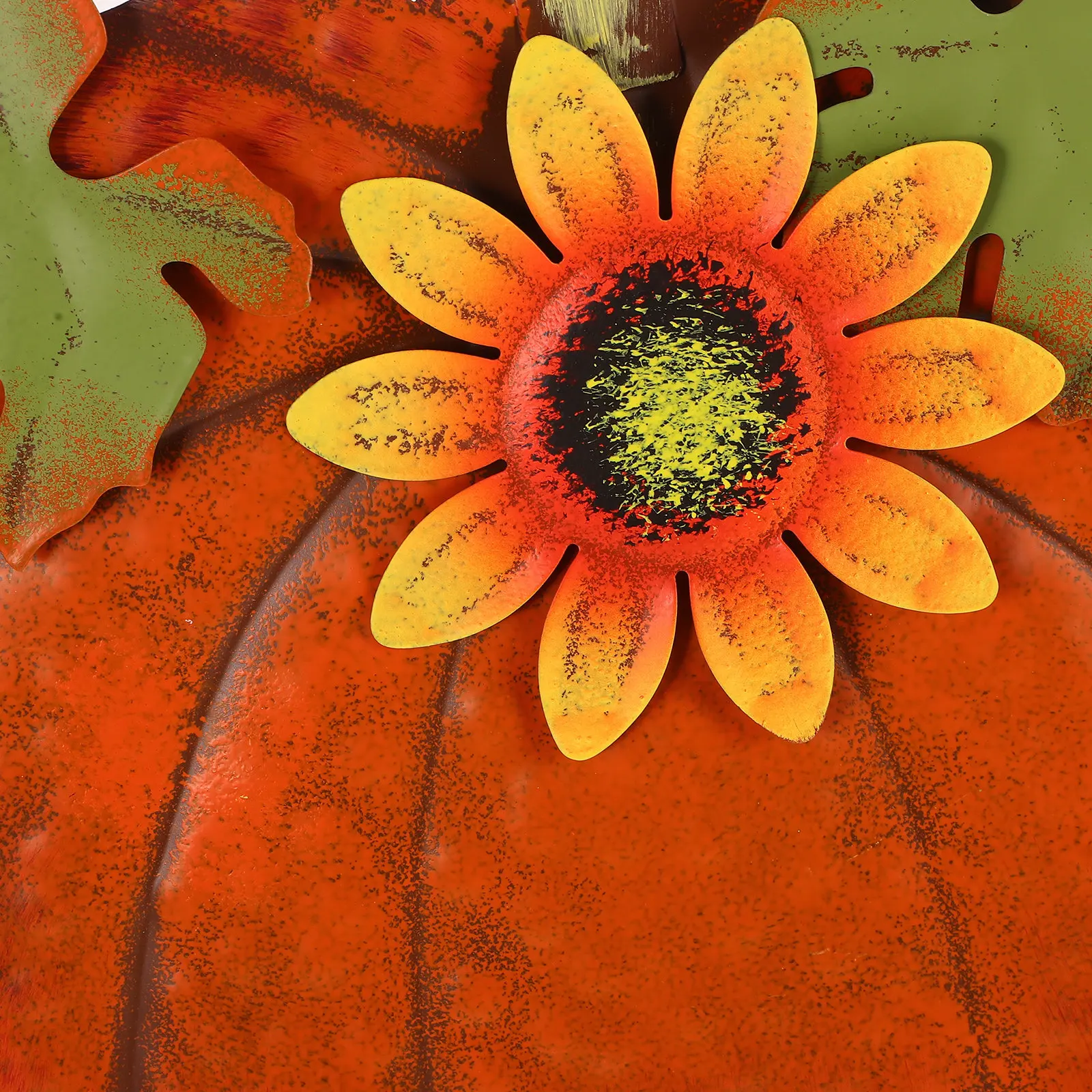 Pumpkin Garden Stake Sign Yellow Thanksgiving Yard Decoration Outdoor Lawn Ground Insert Party Decor