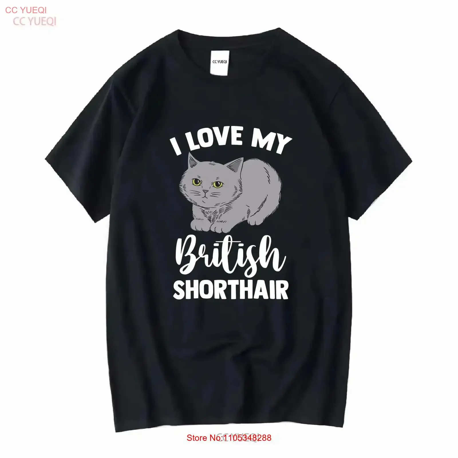 Cat Lover Mom Dad I Love My British T Shirt vintage Washed Slightly Soft Stretched designer clothes  vintage Washed Versatile