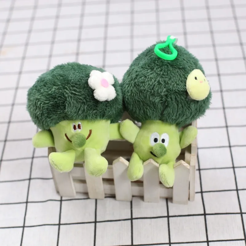 15cm 50pcs wholesale New cute and adorable cauliflower brother and cauliflower sister keychain bag pendant doll manufacturer