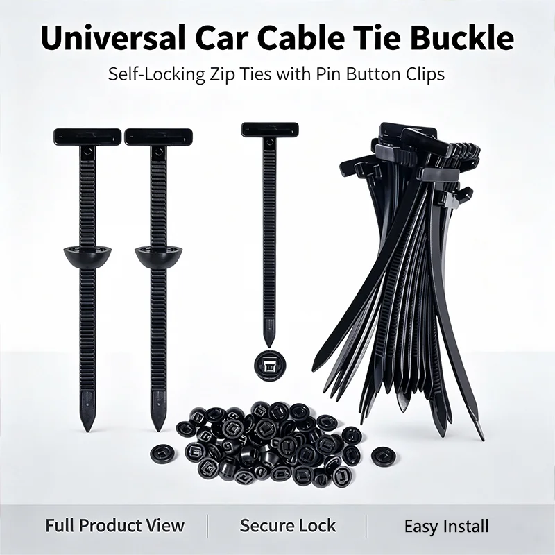 1000-20PCS Nylon Cable Zip Self-Locking Heavy Duty Zip Ties Indoor Outdoor General Purpose UV Resistant Cable Tie car acesssorie