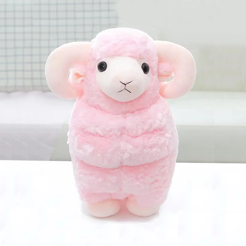 20-60cm Cute Simulation Sheep Plush Toy Kawaii Cartoon Sheep Doll Soft Stuffed Animal Lamb Sleep Pillow Christmas Gifts for Kids