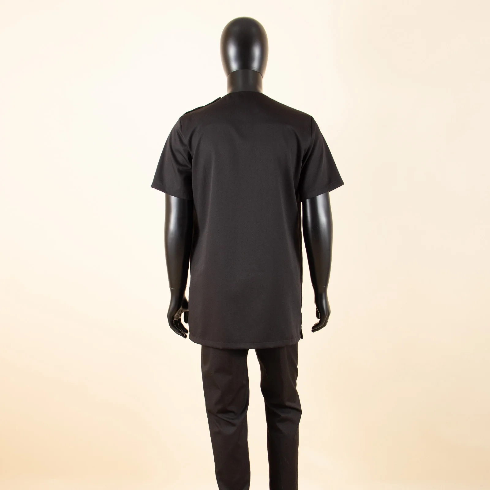 African Suits for Men Embroidery Short Sleeve Cold Button Shirts and Pants 2 Piece Set Dashiki Outfits Wedding Evening 2416036
