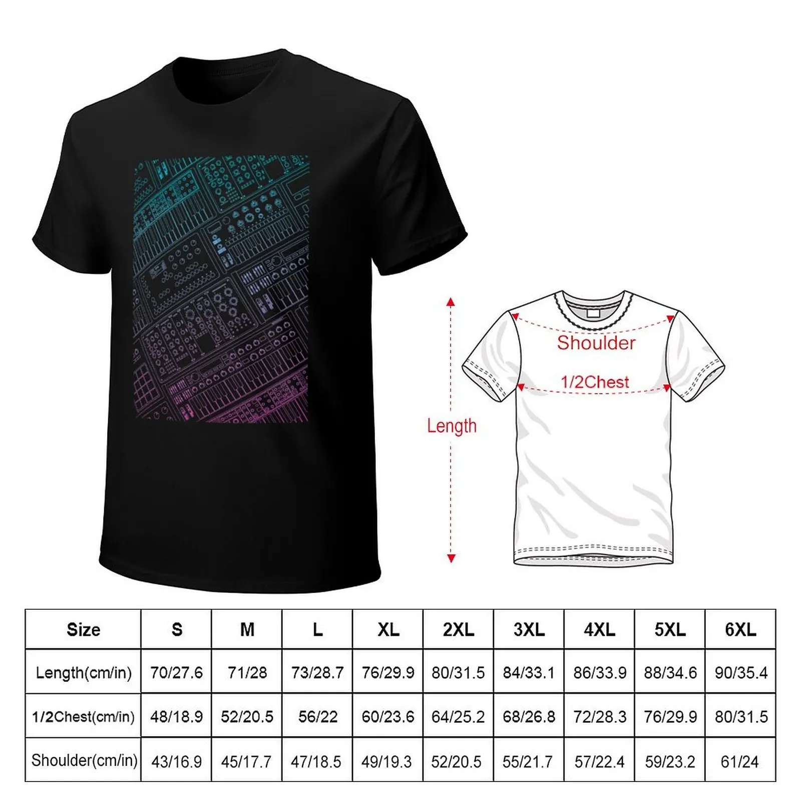 Synthesizer for Dj and Electronic Musician T-Shirt summer clothes plus size tops funny t shirts for men