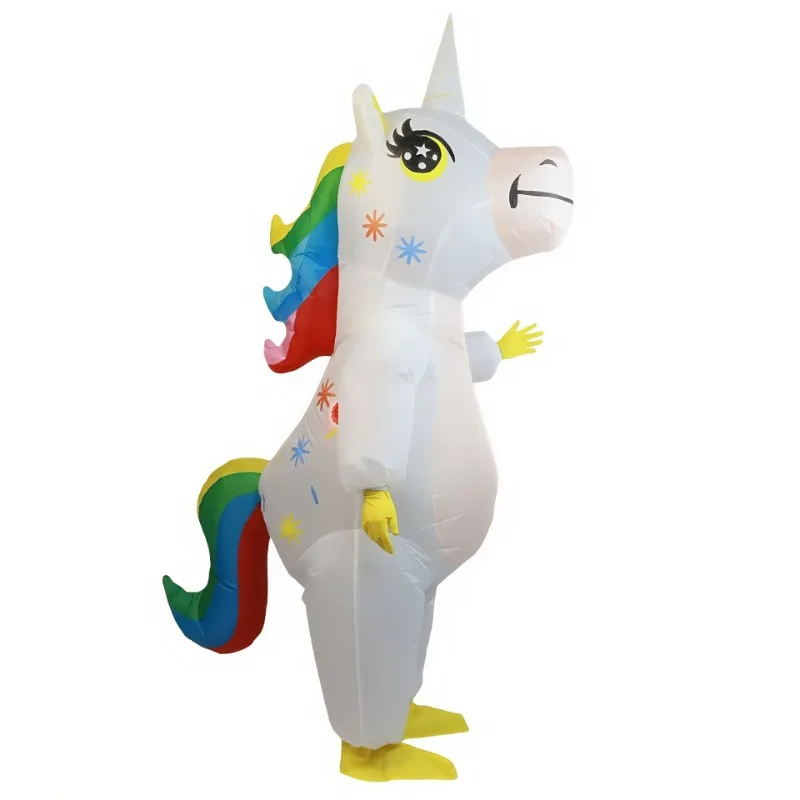 

Inflatable unicorn costumes for adults fun Halloween inflatable costumes for men and women children dress up party cosplay