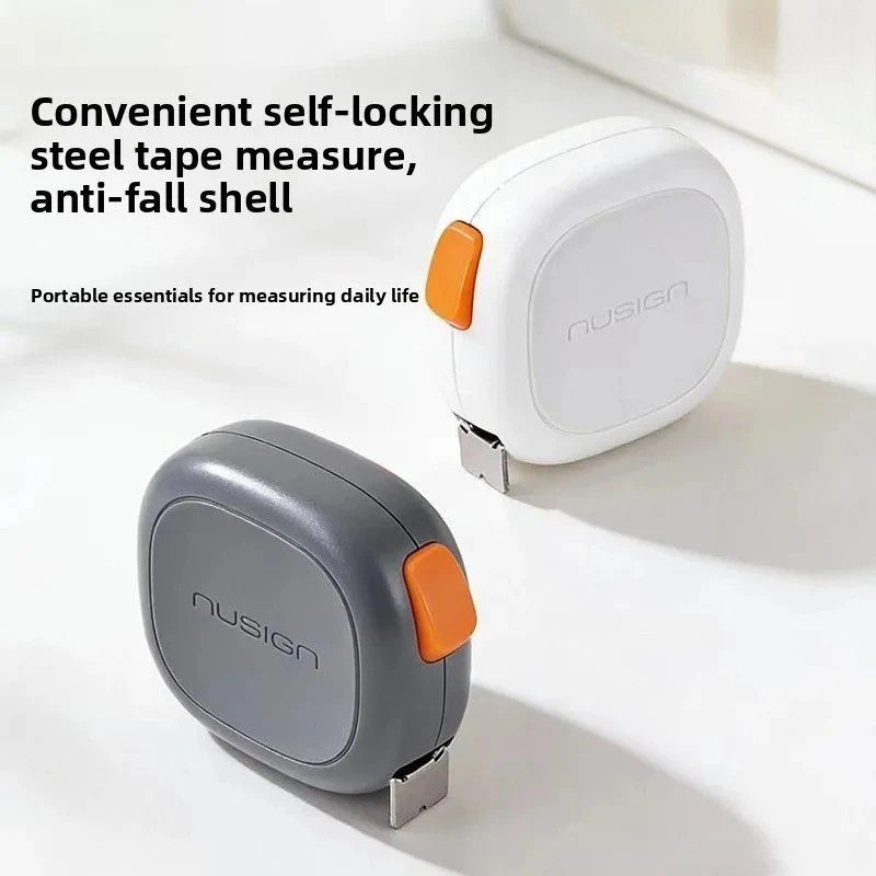 Tape Measure Self-locking Steel Tape 3Meters Portable Woodworking Measure Safety ABS Retractable Ruler Measuring Home Tool