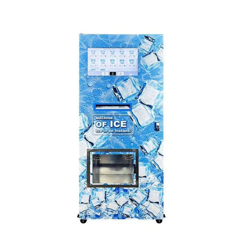 Foodline Ice Cold Water Combined Vending Machine All‑in‑one Ice Cube Maker Dispenser For Bus Station Convenience Store