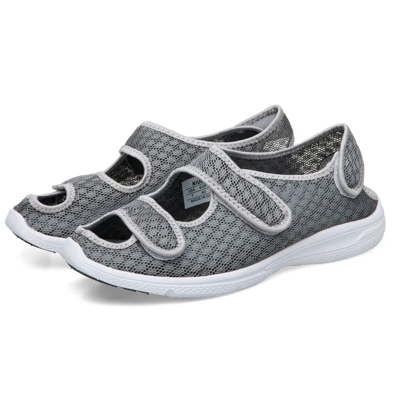 Diabetic Summer Shoes with Wide Instep for Swollen Feet Gouty Feet Fat Thumb Valgus Foot Postoperative Care Widening Increase Su