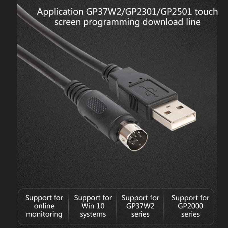 USB-GPW-CB03 kabel Unduh pemrograman untuk DIGITAL Panel sentuh USB-GPW-CB02 pengiriman Drop