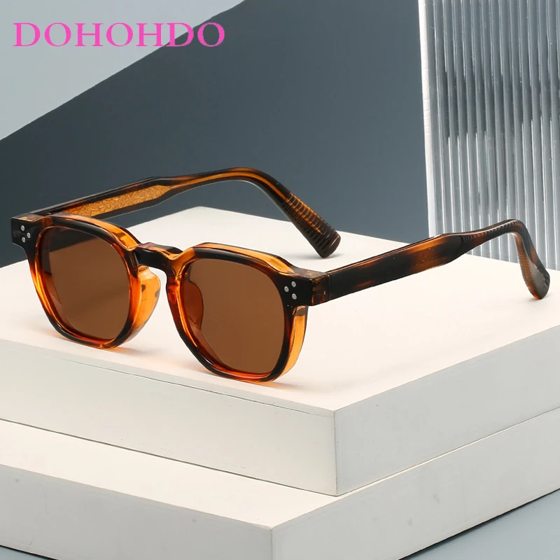 

New Luxury Rice Nail Square Frame Sunglasses Women Fashion Designer Sunglass Man Summer Traveling Driving Shades UV400 Lentes