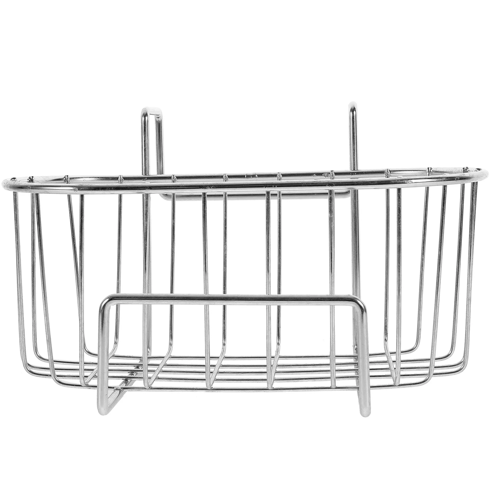 

Stainless Steel Kitchen Sink Hanging Basket Double Sink Organizer Sponge Holder Dishcloth Rack Draining Holder
