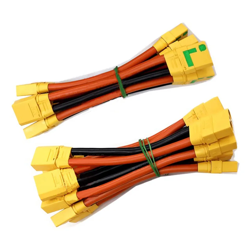 1PCS XT90 XT90S Male Female Plug Extension Cable 10WAG Silicone Wire ESC Battery Balance Charging Anti- Sparking Adapter