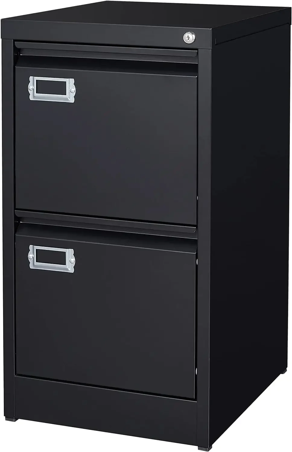 2 Drawer File Cabinet with Lock Metal Vertical Filing Storage Cabinet Office Home Steel Vertical File Cabinets for Size