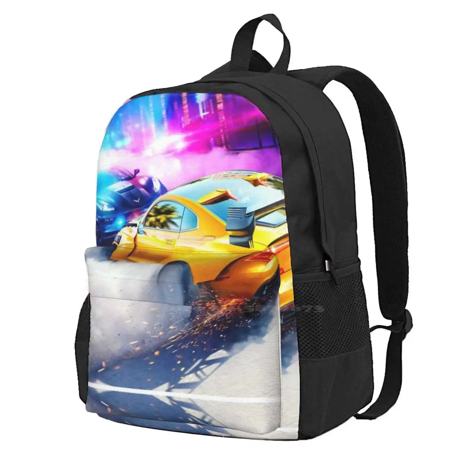 Need For Speed Heat Cover School Bags For Teenage Girls Laptop Travel Bags Needforspeed Gamingdesigns