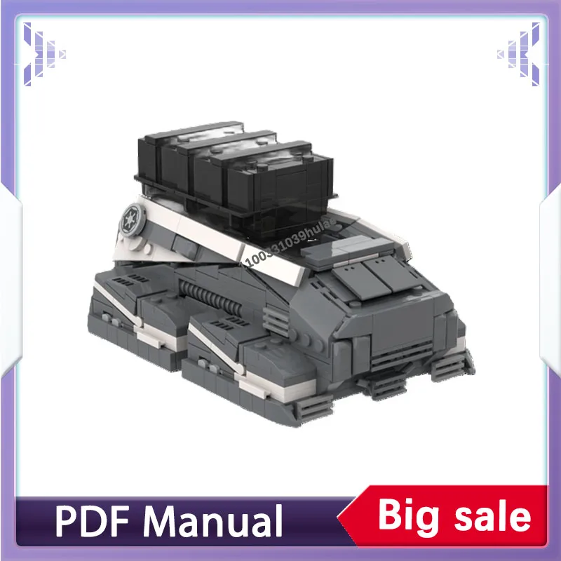 

Набор строительных блоков Imperial Troop Transport (половинный танк) космическая война для взрослых кирпичи военная модель космического корабля Рождественский подарок