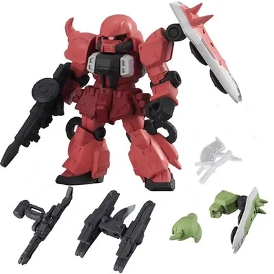 Japanese Genuine Gacha Scale Model Gundam MSE18 Jegan ZAKU Warrior Gundam Heavyarms  Action Figure Toys