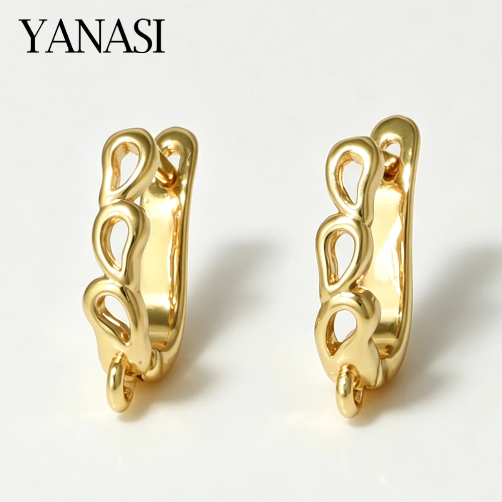 Mix 33 Styles  Earring Hooks, 18K Gold / Rhodium Plated Brass  Earring Findings for DIY Woman Jewelry Making Factory Wholesale