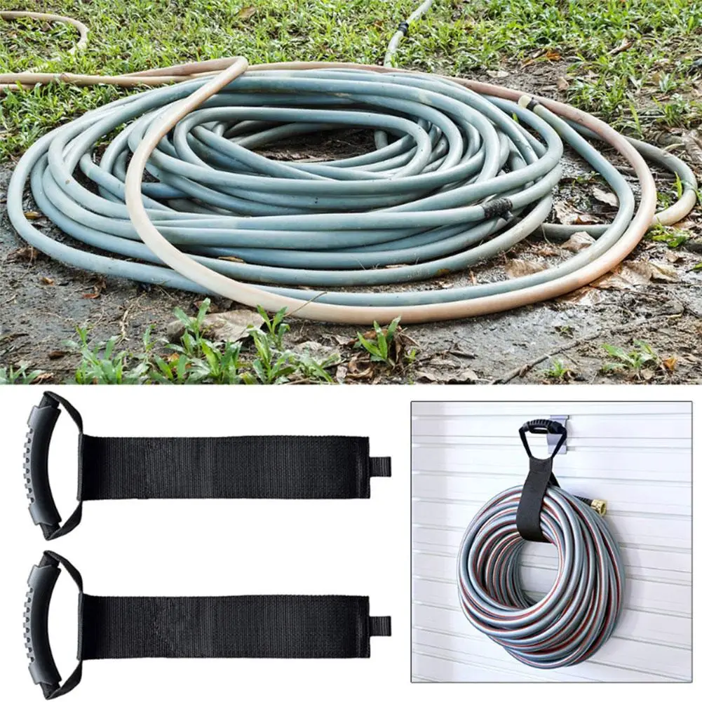 43.5/56/71cm Super Sturdy Weather Resistant Nylon Car Wash Water Pipe Storage Strap 3 Sizes Adjusted Freely Bearing Weight 20kg