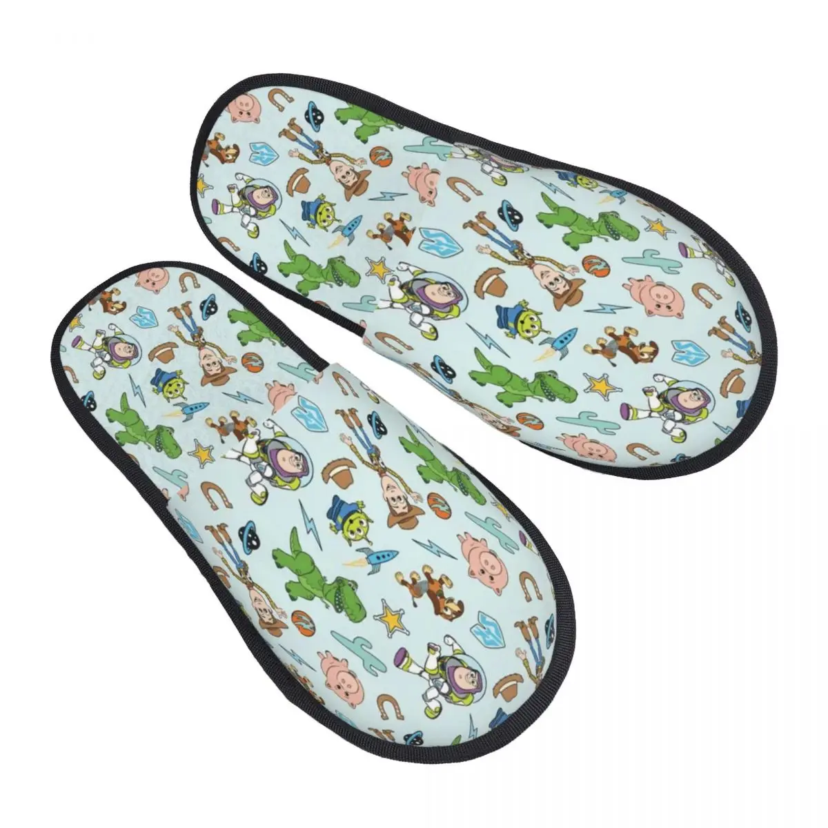 

Изготовленные на заказ тапочки для гостей с героями мультфильмов «История игрушек» для спальни, женские домашние тапочки