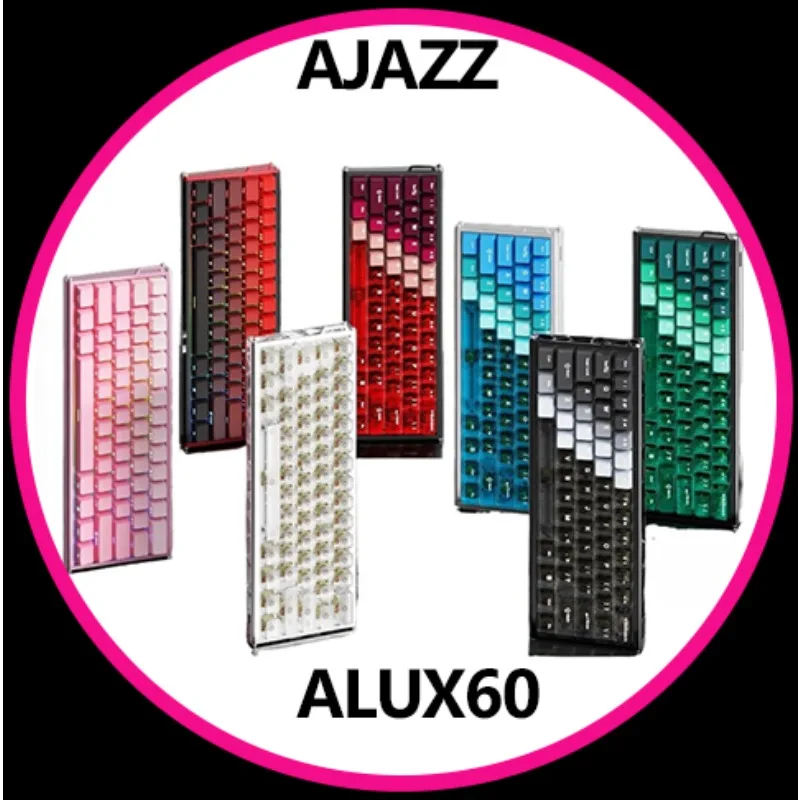 

AJAZZ ALUX60 Aluminum Magnetic Mechanical Keyboard 0.125ms Latency RT 0.01mm 8K Rapid Trigger Gaming HotSwap Gamer Keyboard