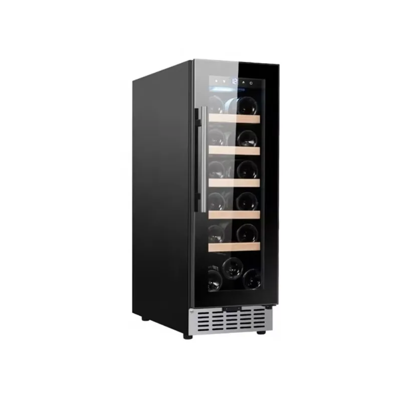 

Under-counter 18 Bottles Black Wine Cellar Cooler Refrigerator Fridge