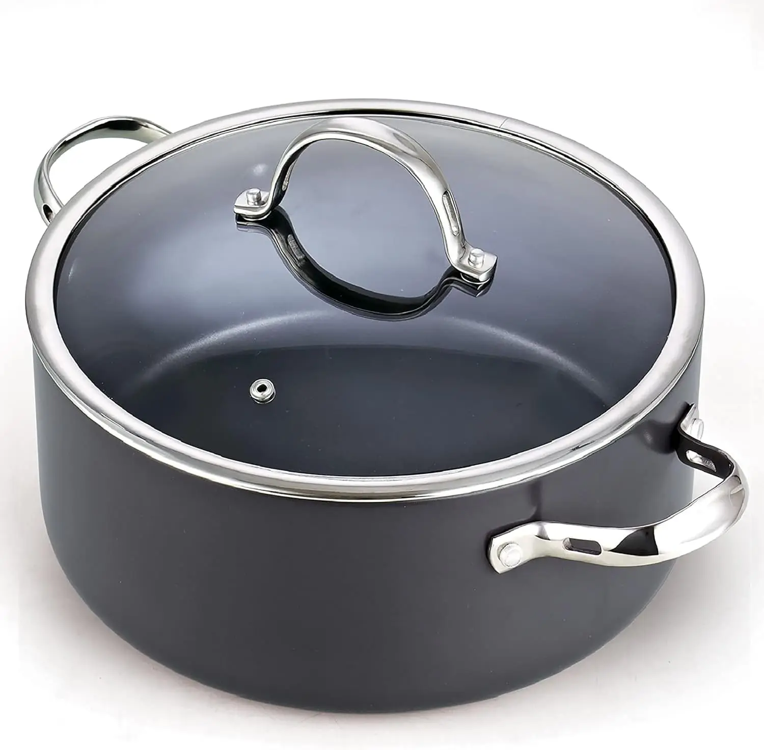 

Classic Hard Anodized Nonstick Stockpot, Black