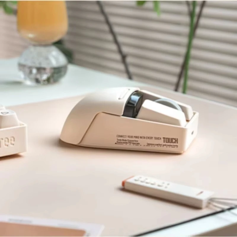 Xiaoqiao Lofree Touch Mouse PBT Keys Hot Swap 2.4G Wireless 3 Mode OLED Display Screen Esports Gaming Mouse Ergonomic Office