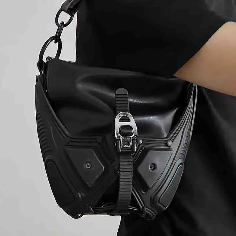 2025 primavera novo exclusivo personalizado crossbody sling saco prata/preto bolsa balde estilo y2k legal menina saco