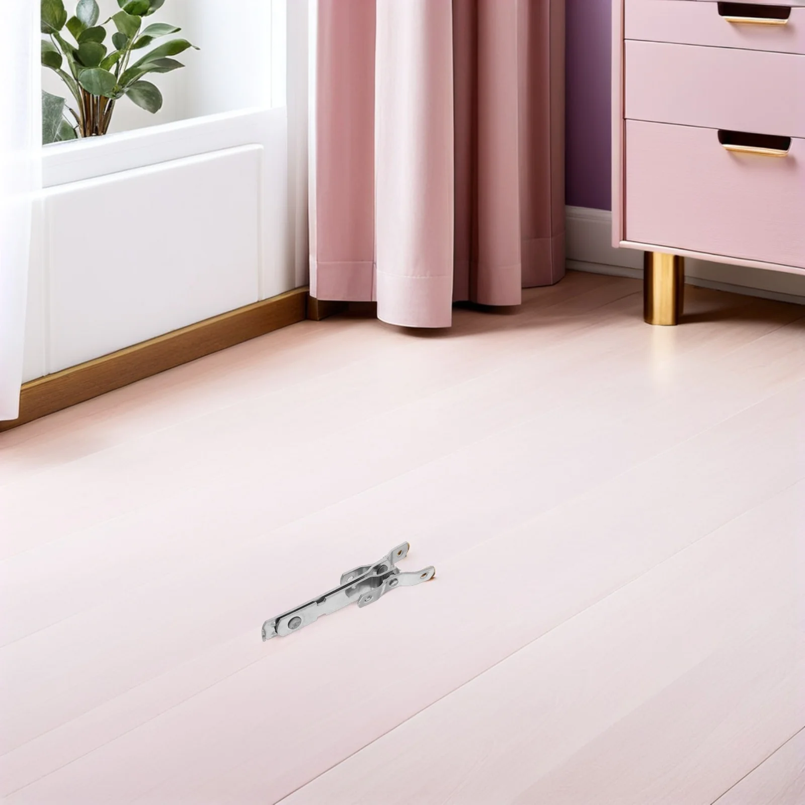 محددات النوافذ لحماية المنزل، أقفال أمان للنافذة قابلة للتعديل من البلاستيك الأبيض للنوافذ المنزلية