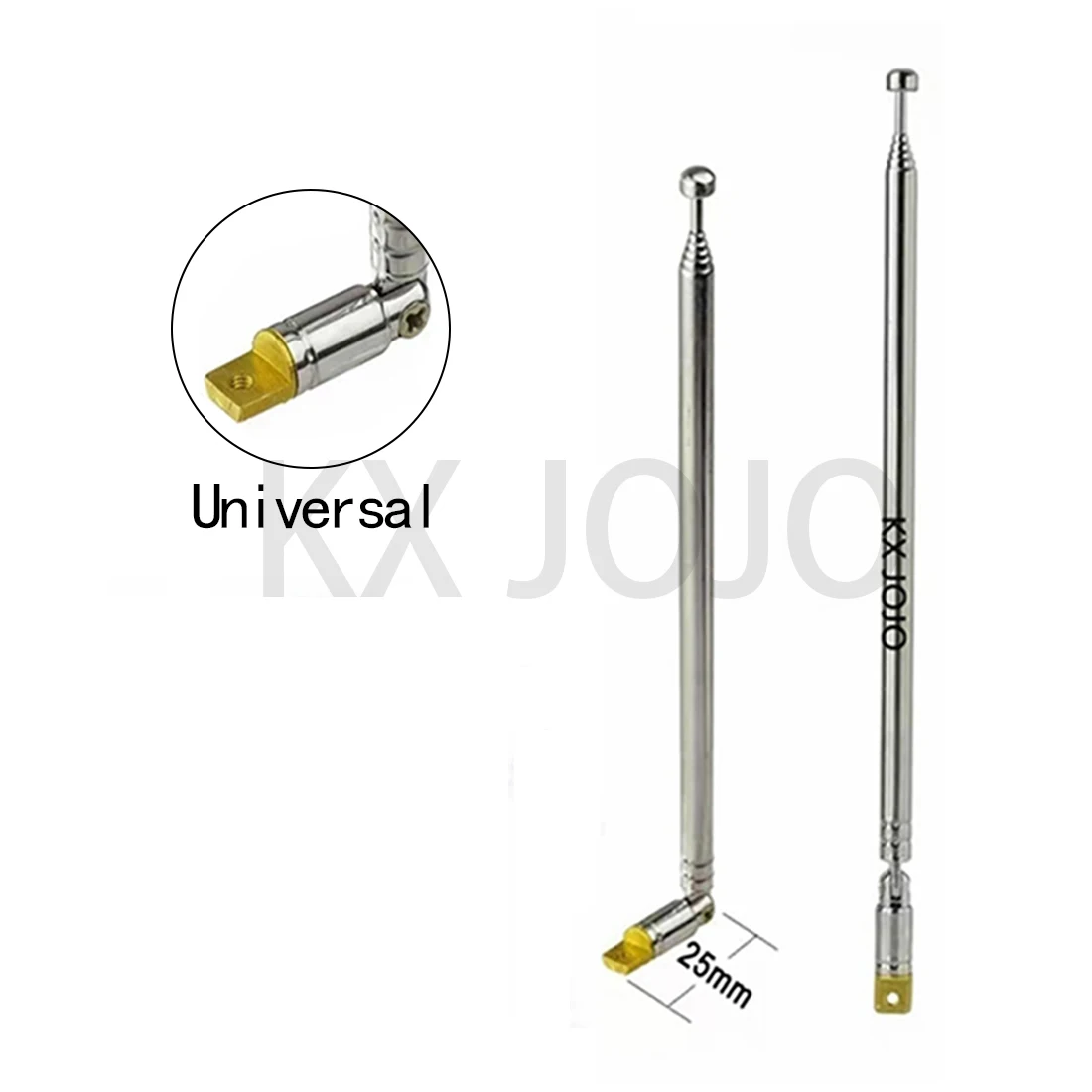 Telescopic Antenna 1pc Universal for FM Radio 90mm/110mm/129mm/145mm/152mm/202mm High Gain