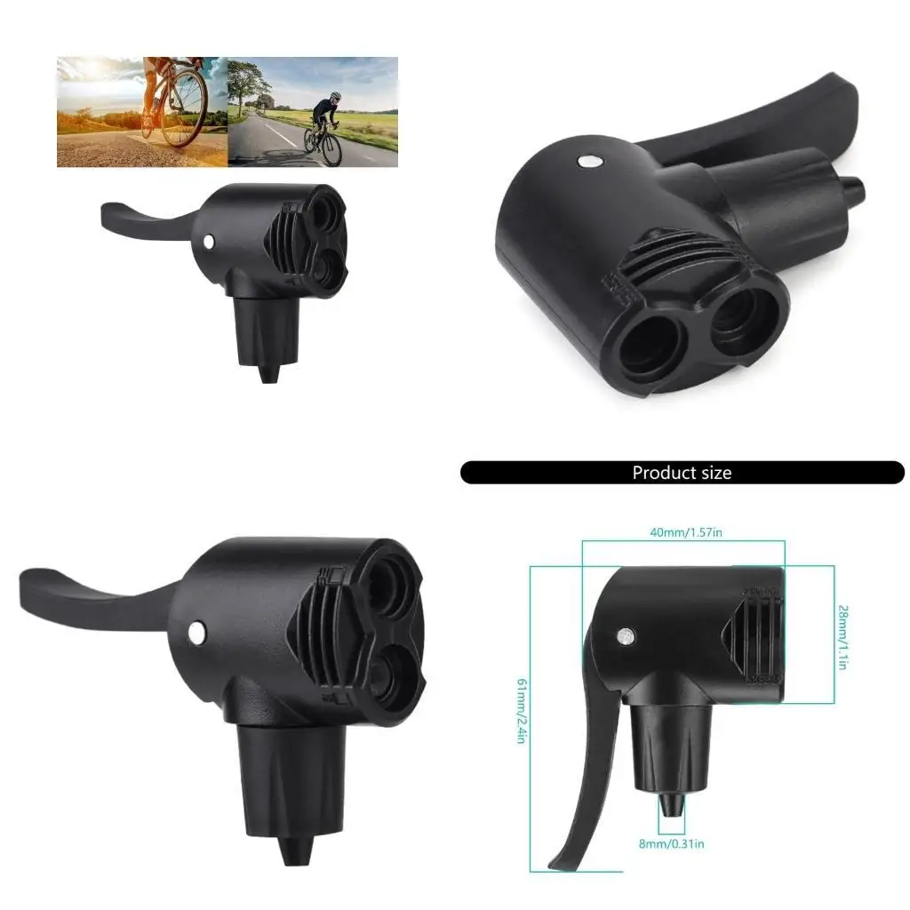 

Y1UC Bicycles Tyre Adapter Valves Cycling Accessory Bikes Tyre Tube Double Head