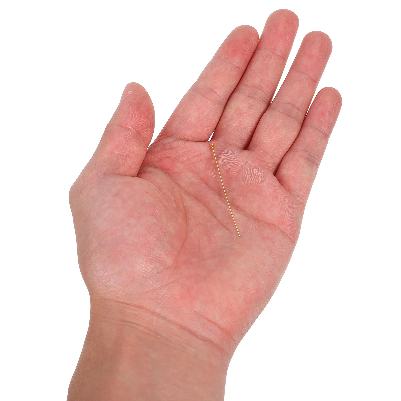 

200Pcs Jewelry Making Head Pins Round Copper Ball Head Pins 50mm DIY Craft Supplies Necklace Earring Bracelet Earring Needle