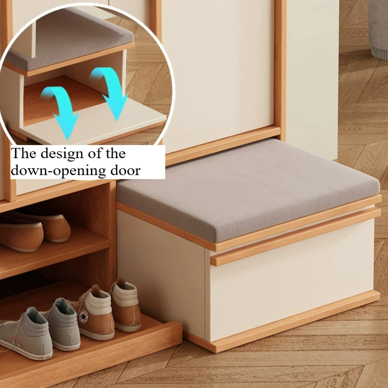 Shoemaker Bench Shoerack Organizer Shelf Shelves Storage Locker Vertical Shoe Cabinets Unit Living Room Zapatero Items Furniture