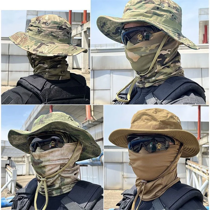 Tactical Balaclava Outdoor Bike Cycling Shield Cover Full Face Mask Hunting Hat Camouflage Balaclava Scarfs