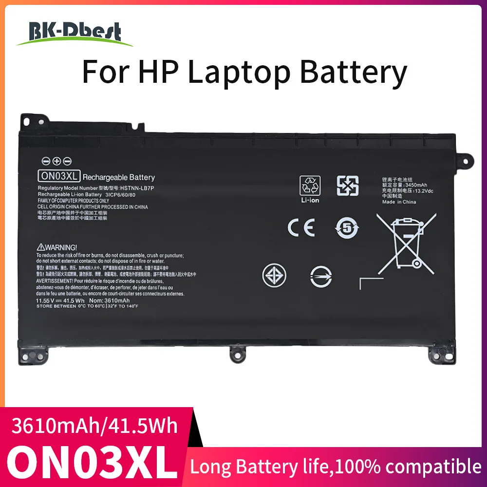 

BK-Dbest ON03XL 915486-855 Аккумулятор для ноутбука HP Pavilion X360 13-U