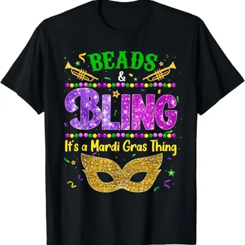 Beads & Bling It's A Mardi Gras Thing T-Shirt